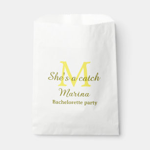 Sachets En Papier C'est une prise de fête de bachelorette en monogra