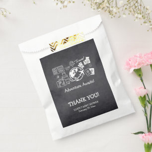 Sachets En Papier Chalkboard Adventure Attend le Baby shower