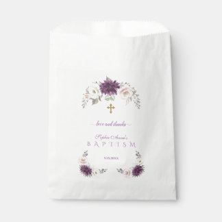 Sachets En Papier Charmante Lavande Bleu Blanc Floral Baptême