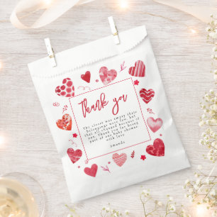 Sachets En Papier Chéri Remerciement pour Baby Shower