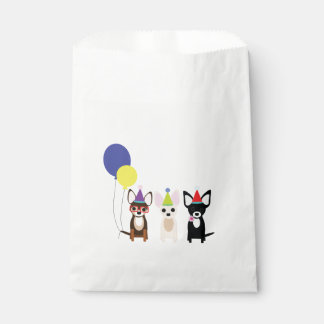 Sachets En Papier Chihuahua fête d'anniversaire Favoriser le sac