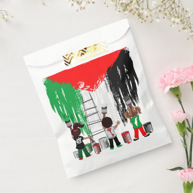 Sachets En Papier Children of Gaza Painting Palestine Flag  (Scellé)