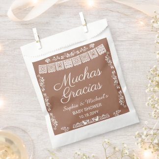Sachets En Papier Cielito Lindo Baby Shower Merci Beaucoup