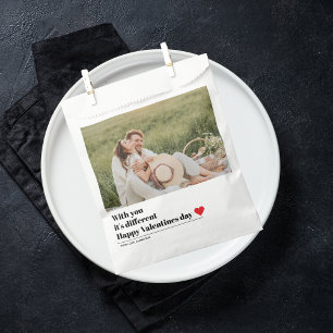 Sachets En Papier Citation romantique branchée   Valentines
