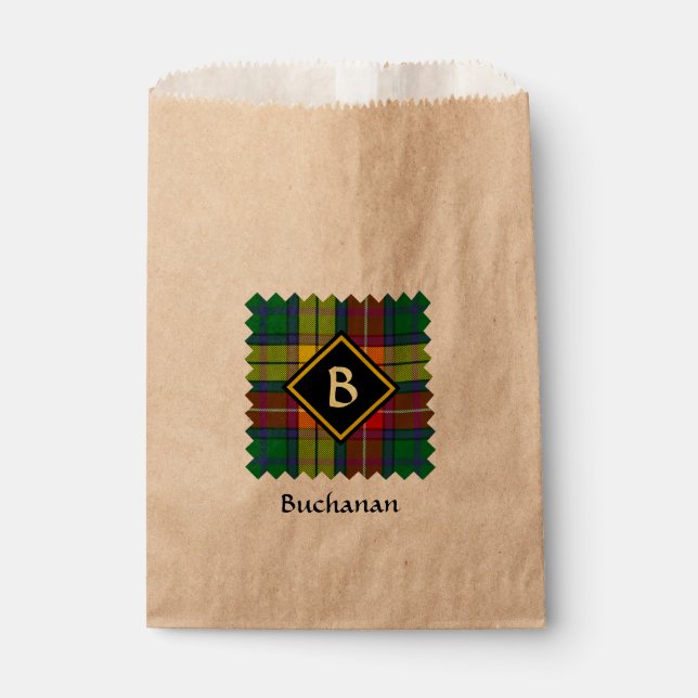 Sachets En Papier Clan Buchanan Tartan (Devant)