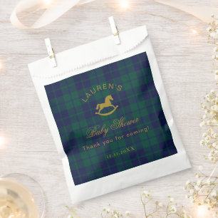 Sachets En Papier Classic Plaid Horse Baby shower Merci