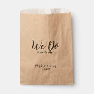 Sachets En Papier Classic We Do Lookies Mariage nuptial personnalisé