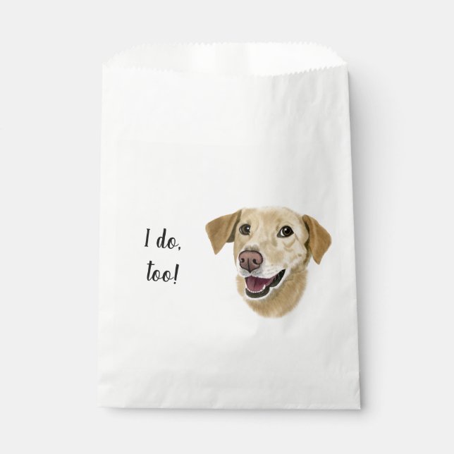 Sachets En Papier Cocktail personnalisé chien Napkin (Devant)