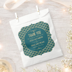 Sachets En Papier Collection de Mariages Art Déco Gatsby vintage des