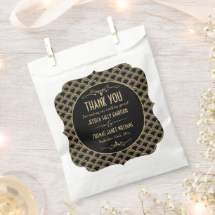 Sachets En Papier Collection de Mariages Art Déco Gatsby vintage des