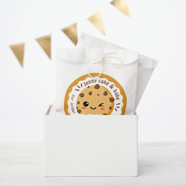 Sachets En Papier Cookies bruns et affaires sucrées (Fête)