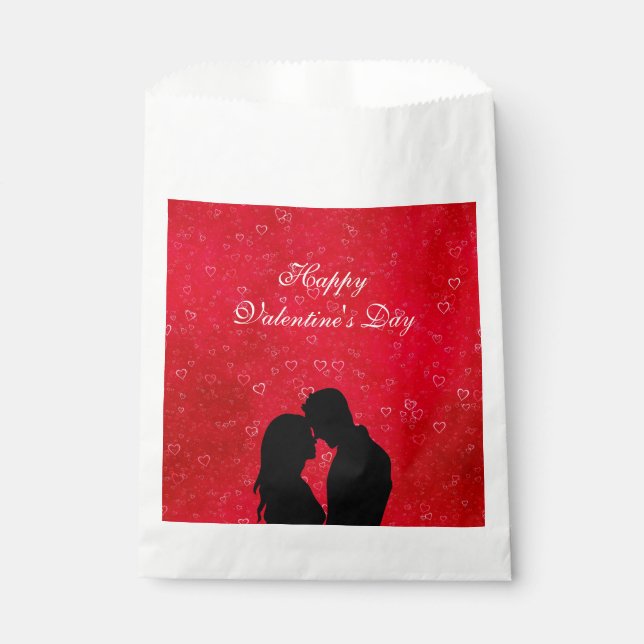 Sachets En Papier Couple dans l'amour (Devant)