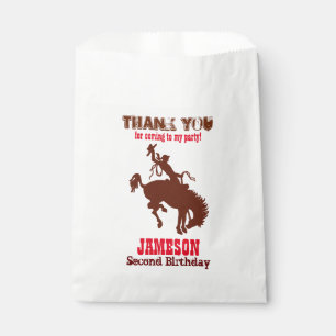 Sachets En Papier Cowboy Western Old West Baby shower d'anniversaire