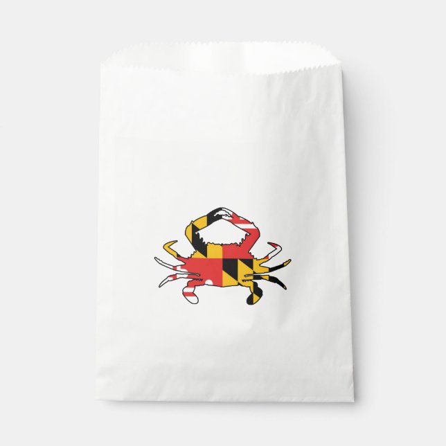 Sachets En Papier Crabe du Maryland (Devant)
