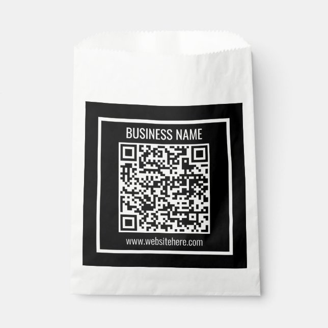 Sachets En Papier Créer un code QR moderne instantanément (Devant)