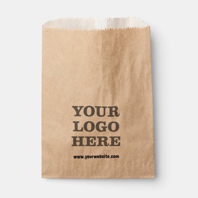 Sachets En Papier Créez votre propre logo (Devant)
