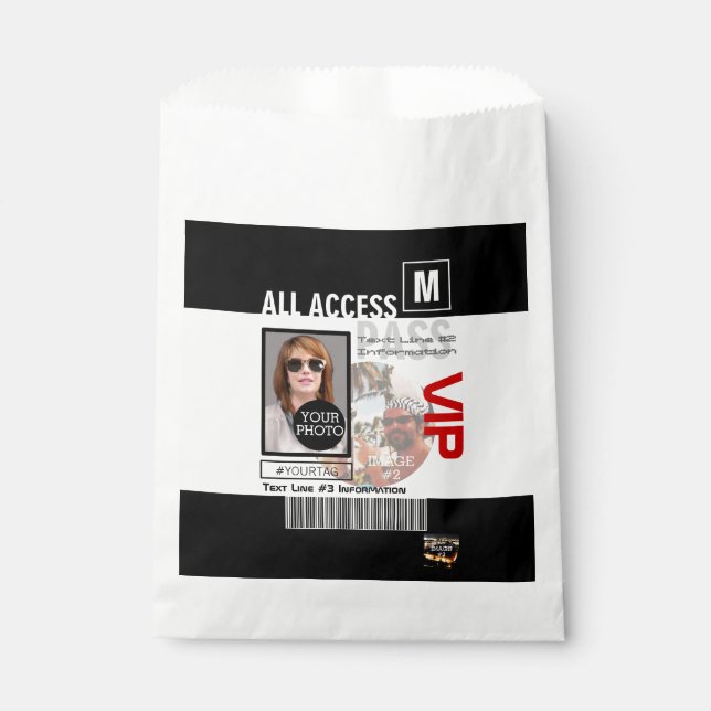 Sachets En Papier Créez votre propre VIP Pass 8 façons de personnali (Devant)
