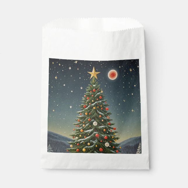 Sachets En Papier Crimson Noel (Devant)