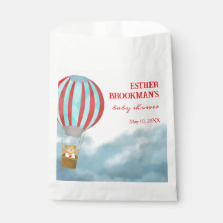 Sachets En Papier Cute Cub Over the Clouds Baby Shower