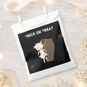 Sachets En Papier Cute Girl Mummy Coffin Halloween Fête des enfants