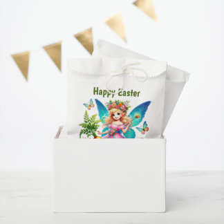 Sachets En Papier Cute Happy Easter fairy 