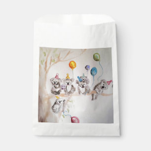 Sachets En Papier Cute Koala Ours Anniversaire Animal Party Favorise
