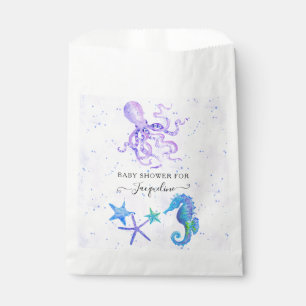 Sachets En Papier Cute Seahorse Stafish Octopus Beach Baby shower