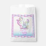 Sachets En Papier Cute sirène Sea Girl's 1st Birthday Party