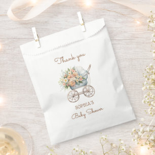 Sachets En Papier Défilé de bébé floral boho