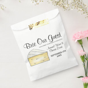 Sachets En Papier Dégustation de fromage de vin Cocktail Party Brie 