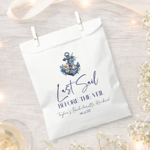 Sachets En Papier Dernière voile avant Veil Bachelorette Week-end