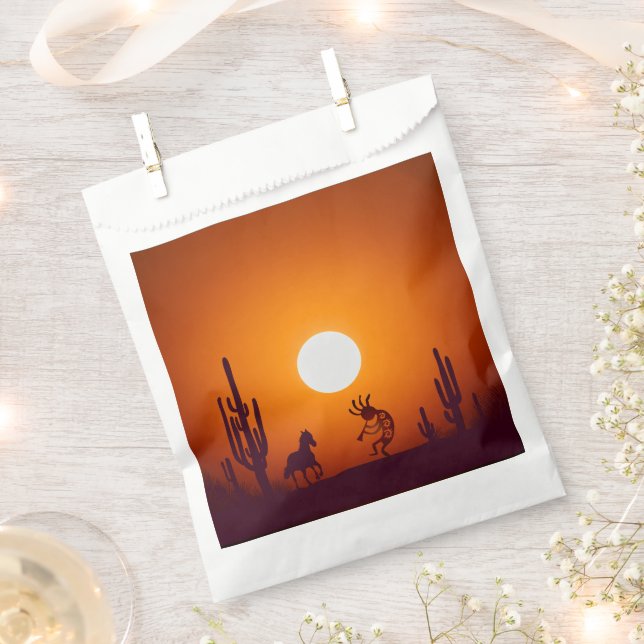 Sachets En Papier Désert de Kokopelli Arizona Sud-ouest (Coupé)
