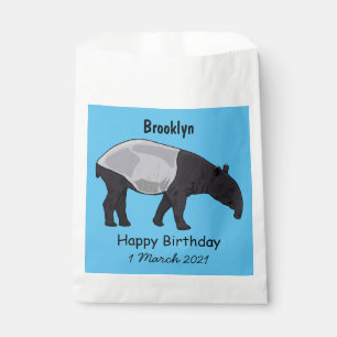 Sachets En Papier Dessin sur Tapir