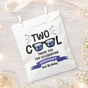 Sachets En Papier Deux garçons Cool 2e anniversaire
