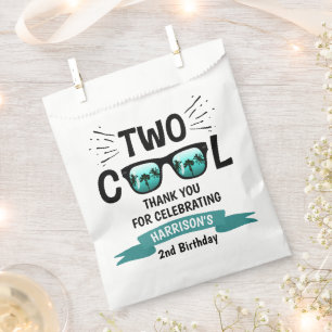 Sachets En Papier Deux garçons Cool 2e anniversaire