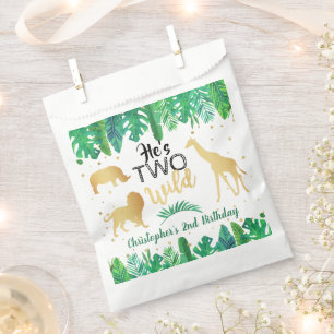 Sachets En Papier Deux garçons sauvages Deuxième fête d'anniversaire
