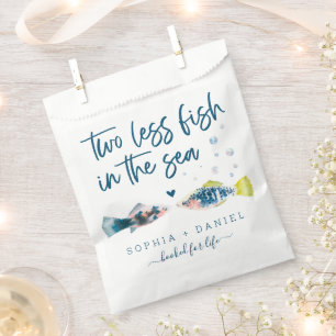 Sachets En Papier Deux Poissons De Moins Dans Le Mariage De Mer Favo