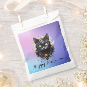 Sachets En Papier Diadème de chat noir régale de rhinestones Joyeux