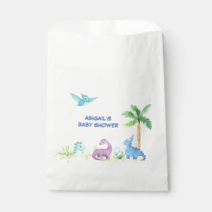 Sachets En Papier Dinosaur Cute Watercolor Baby shower Party
