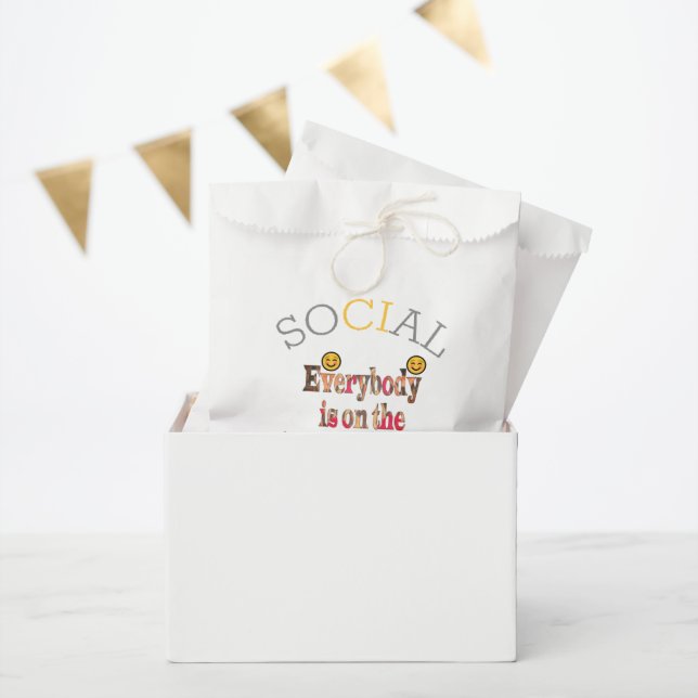 Sachets En Papier Distance sociale Dernières COVID19 Idées inspirati (Fête)