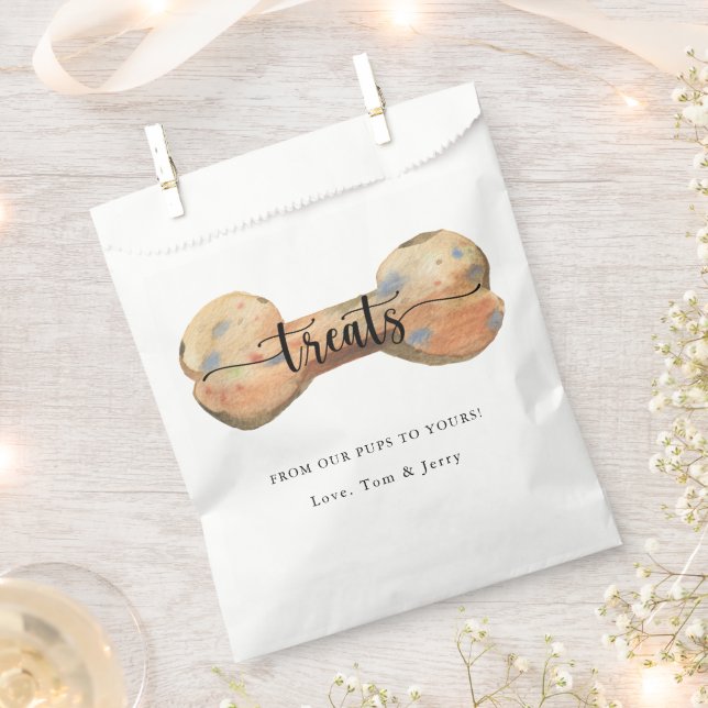 Sachets En Papier Doggie bag friandises (Coupé)