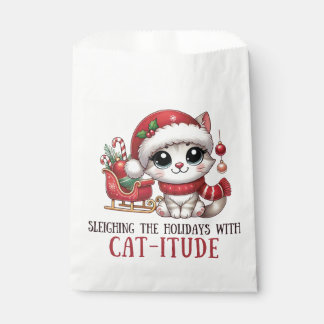 Sachets En Papier Dormir les fêtes avec Catitude