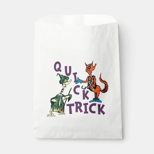 Sachets En Papier Dr Seuss | Graphique d'Halloween en raccourci (Devant)