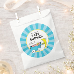 Sachets En Papier Dr. Seuss Un Poisson - Baby Shower Garçon
