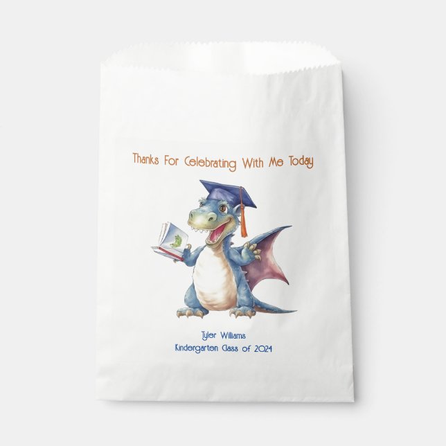 Sachets En Papier Dragon Kindergarten Graduate (Devant)