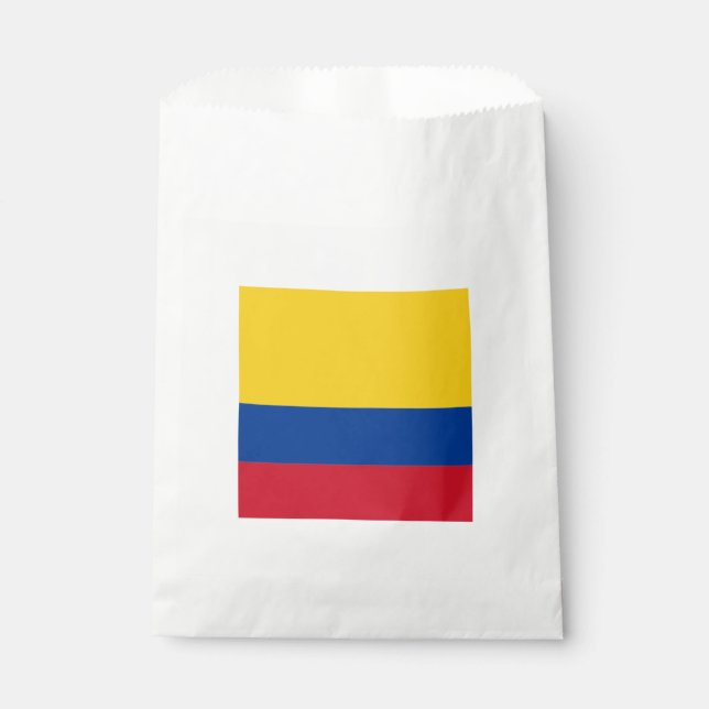Sachets En Papier Drapeau : Colombie (Devant)