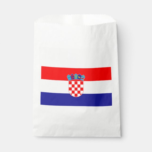 Sachets En Papier Drapeau croate (Devant)