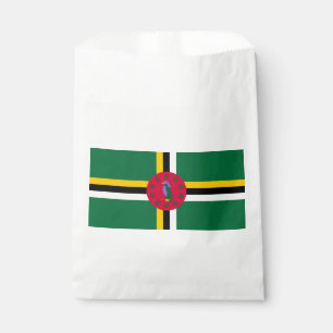 Sachets En Papier Drapeau de la Dominique