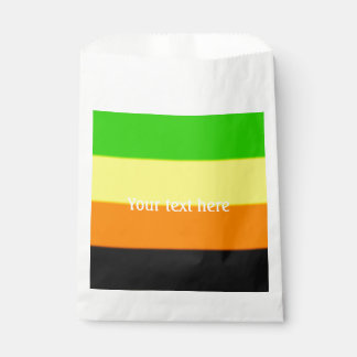Sachets En Papier Drapeau de la Fierté Aromantique