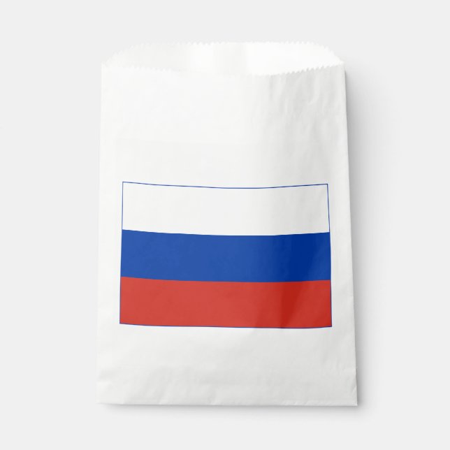 Sachets En Papier Drapeau de la Russie (Devant)